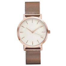 Load image into Gallery viewer, Women Crystal Stainless Steel Analog Quartz