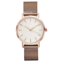 Load image into Gallery viewer, Women Crystal Stainless Steel Analog Quartz
