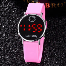 Load image into Gallery viewer, Hello Kitty WatchChildren Led Display Wrist Kids